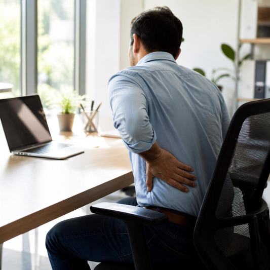 Douleur en bas du dos en position assise : pourquoi elle revient tous les jours